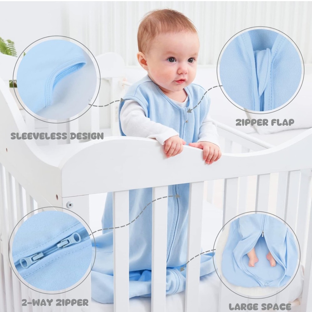Yoofoss Cotton Sleep Sack 0.5 Tog